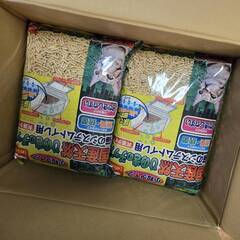 猫砂（ひのき）新品4袋