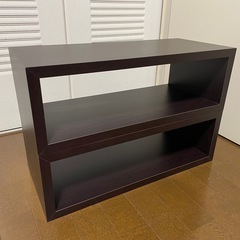 棚  オープンラック ブラウン 木目