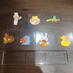 【未使用】(多分)アイロンワッペン7個セットの画像