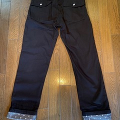 新品未使用タグ付レディースデニムパンツブラックジーンズデニムスト...