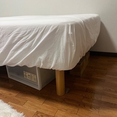 無印良品 脚付きマットレス ポケットコイルの画像