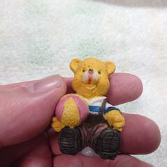 クマ？　テディーベア？　置物　レトロ　アンティークの画像