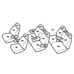 レガリアのパンチングシートカバー（ブラック）アルファードの画像