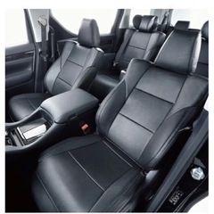 レガリアのパンチングシートカバー（ブラック）アルファードの画像