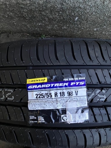 車のパーツ DUNLOP GRANDTREK PT5  225/55R18