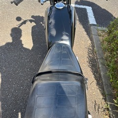 スズキ　GN125H 旧車スタイル　黒　吸い込み　GSメーターの画像