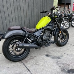 ★45万円　レブル250 モリワキマフラー！希少な黄色！レブル　MC49 ホンダ　セル1 実動車！の画像