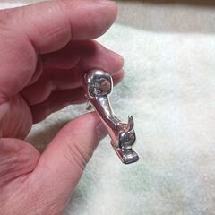 ⑤金属製　置物　ダックスフント　レトロ　アンティーク　箸置きの画像