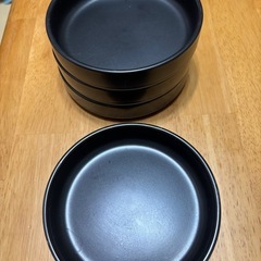 黒皿　4枚セット