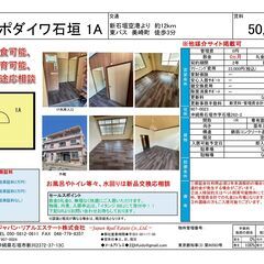 コーポダイワ石垣 1A　飲食可、ペットOK、民泊、ホテル、店舗、転貸、事務所、倉庫可、他使用用途応相談 - 不動産
