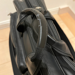3way ビジネスバッグ  ブラック系 レザー調　マンハッタンエクスプレスの画像
