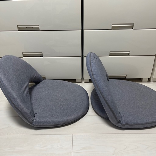 ニトリ　座椅子3個　コンパクト座イス サーフ(LC-A07SF NV)ネイビー ニトリ (NITORI) コンパクト座イス サーフ（LC-A07SF NV）