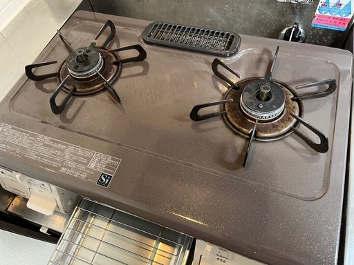 コンロ⭐︎めちゃくちゃキレイでほぼ未使用です⭐︎値下げしました！ ガスコンロ 値下げしました。