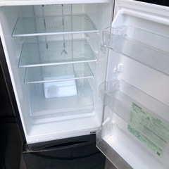 NO B117 🌈福岡市内配送設置無料✨🌈GR-P15BS-K 冷蔵庫 BSシリーズ メタリックブラック [153L /2ドア /右開きタイプ] 2019年の画像