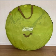 【美品】コールマン　ポップアップテント　ライムグリーン　2人用