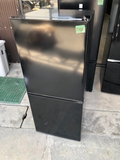 NO B118  ?福岡市内配送設置無料✨?106L 2ドア冷蔵庫 小さい ニトリ NTR-106BK 2022年製 ブラック 単身用