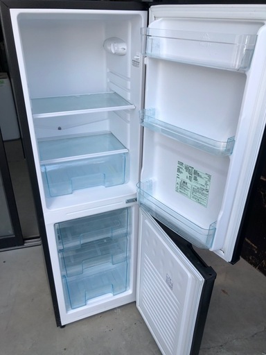 NO B120 ?福岡市内配送設置無料✨?冷蔵庫 ノンフロン冷凍冷蔵庫 162L ブラック IRSE-16A-B アイリスオーヤマ 一