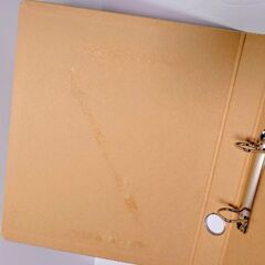 〚Seria セリア〛Ａ４ ２リングファイル／クラフト新品未使用 ＆ USEDまとめての画像