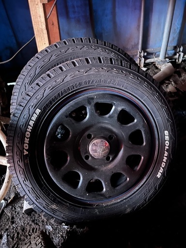 値段交渉あり　エブリィ  軽トラ　デイトナタイヤ ホイール