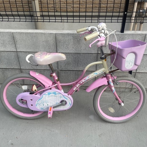 【おトク】 子供用自転車☆18インチ☆サンリオぼんぼんりぼんジュニア自転車 自転車本体
