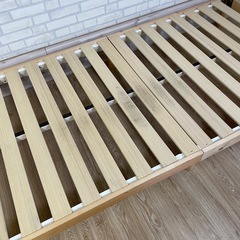 シングル　すのこベッド　組み立て式の画像