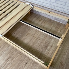 シングル　すのこベッド　組み立て式の画像
