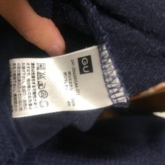 GU 紺色ワンピースの画像