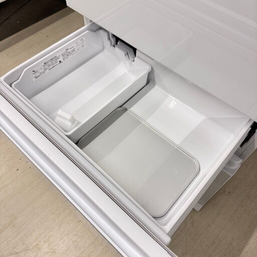 値下げしました！ 23291  大容量5D冷蔵庫 自動製氷 ガラストップ 観音開きドア（フレンチドア）　 AQUA 2023年製 50