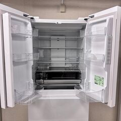 値下げしました！ 23291  大容量5D冷蔵庫 自動製氷 ガラストップ 観音開きドア（フレンチドア）　 AQUA 2023年製 507L ◆大阪市内・東大阪市他 6,000円以上ご購入で無料配達いたします！◆ ※高槻・枚方方面◆西宮・尼崎方面◆生駒方面　それぞれ条件付き無料配送あり！            の画像