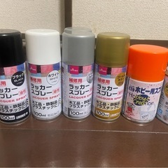 【お譲り先決まりました】水性スプレー　ラッカースプレー　塗料　などの画像