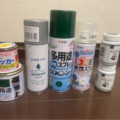 【お譲り先決まりました】水性スプレー　ラッカースプレー　塗料　などの画像