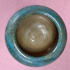  藍塩釉香炉の画像