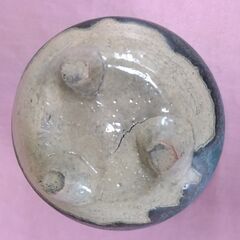  藍塩釉香炉の画像