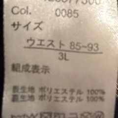 条件あり★大きいsize 3L レディースパンツの画像