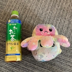 レインボー　リバーシブルオクトパス　タコ　ぬいぐるみ　人気の画像