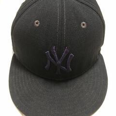 アサシンジーンズベースボールキャップ 白紺難有り中古