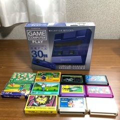 新品 ファミコン可能30種内蔵ゲームの画像