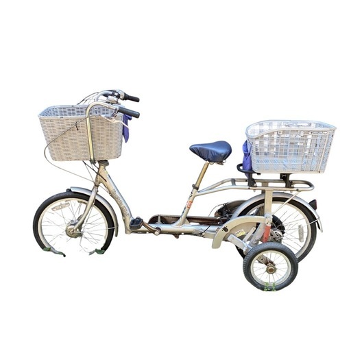 新しいブランド 大人用自転車】シニア自転車 大阪の (panda) カゴ付き 三輪車 自転車本体