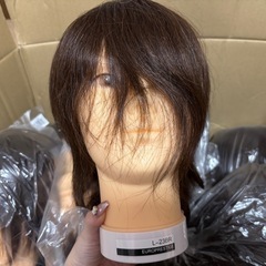 美容師国家試験 カットウィッグ 練習用 9体 (はるな) 蓮根の