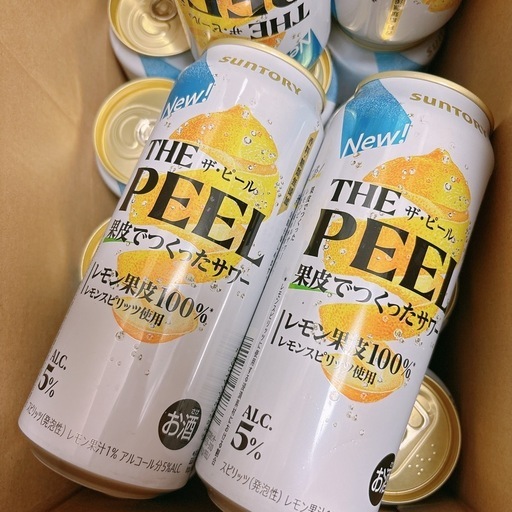 500ml ザピール 無糖レモンサワー24本 （Amazon.co.jp: THE PEEL