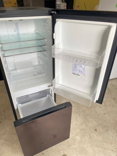 NO B97 ?福岡市内配送設置無料✨?ハイセンス 【右開き】154L 2ドア ノンフロン冷蔵庫 エディオンオリジナル ダークブラウン