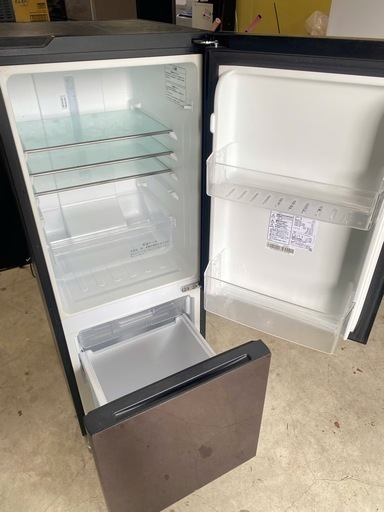 NO B97 ?福岡市内配送設置無料✨?ハイセンス 【右開き】154L 2ドア ノンフロン冷蔵庫 エディオンオリジナル ダークブラウン
