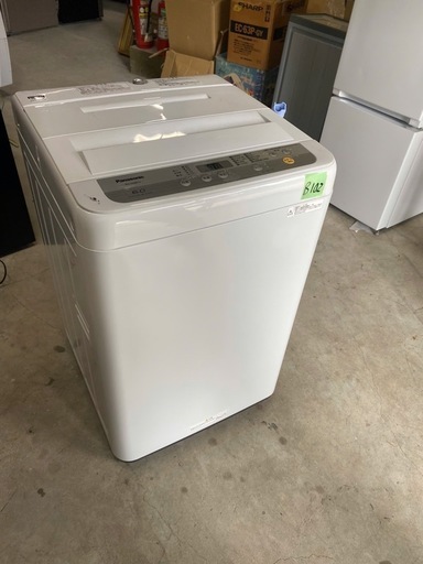 NO 102 ?福岡市内配送設置無料✨?パナソニック 全自動洗濯機 洗濯 6kg つけおきコース搭載 シルバー NA-F60B12-S