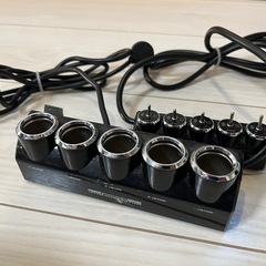 シガーソケット 5連 