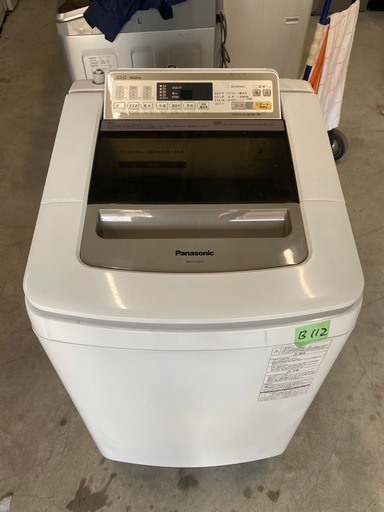 NO B112 ?福岡市内配送設置無料✨?パナソニック Panasonic 全自動洗濯機（10.0kg） 即効泡洗浄 エコナビ シャン