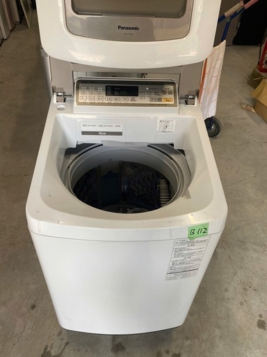 NO B112 ?福岡市内配送設置無料✨?パナソニック Panasonic 全自動洗濯機（10.0kg） 即効泡洗浄 エコナビ シャン