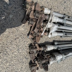スプリンクラー ヘッド 双口 2口 360度 全回転 農業用 中古 / 撒水 散水 放水 水撒き 打ち水 ハウス 果樹の画像