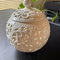 陶器　　照明　キャンドル入れ