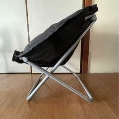 ソーサーチェア / 折りたたみ型(ブラック)の画像