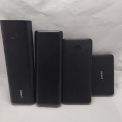モバイルバッテリー×4　Anker製品